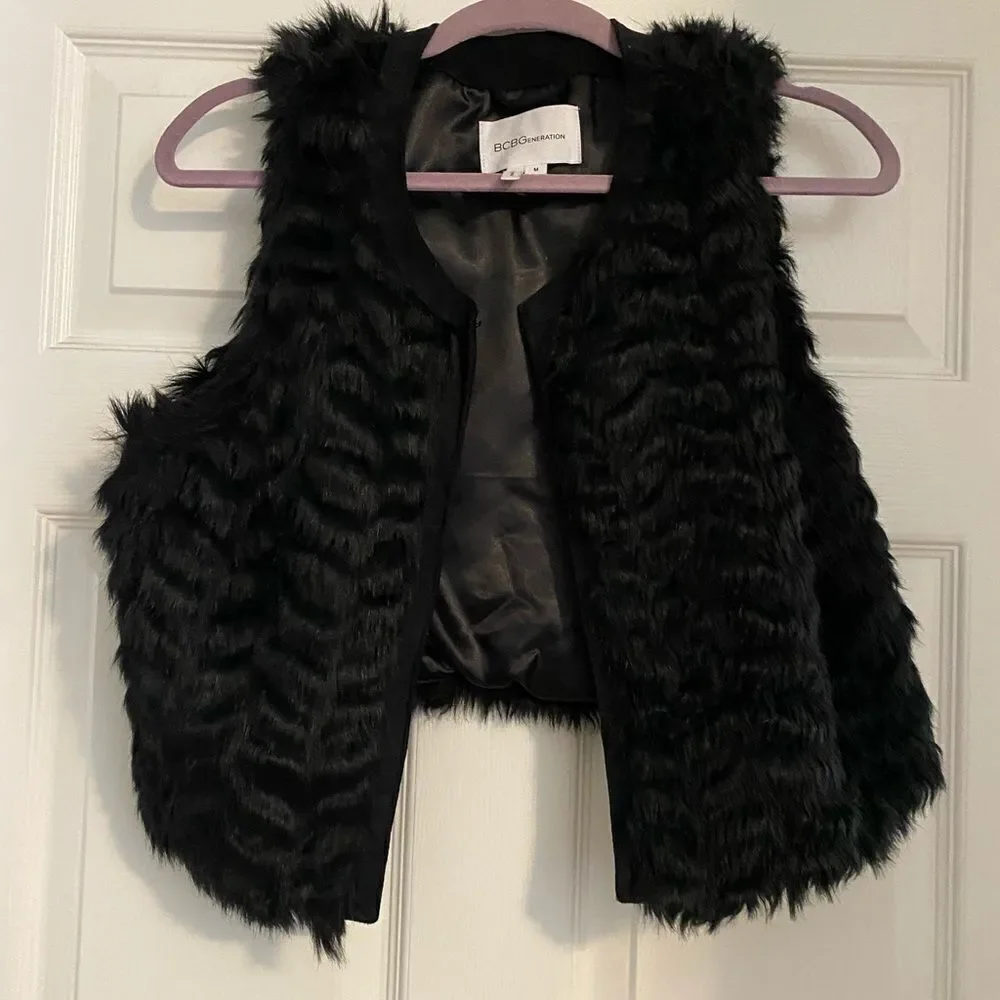 BCBGeneration fur vest